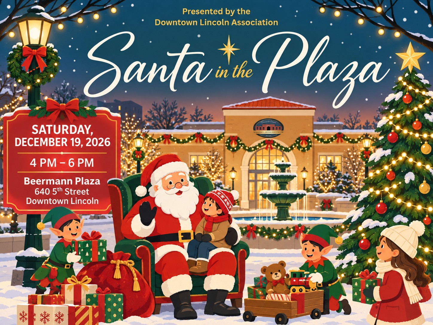 Santa’s Workshop in the Plaza