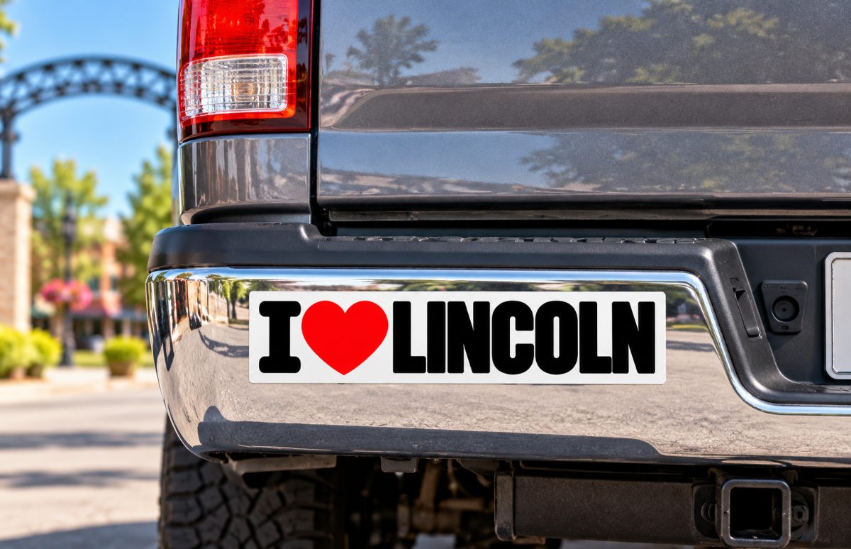 I Heart Lincoln Bumper Sticker